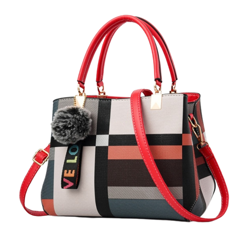 New Casual Plaid Shoulder Crossbody Leather Handbag