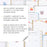 Planner with various pages and text describing its features
