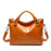 Oil Wax Leather Designer Handbag