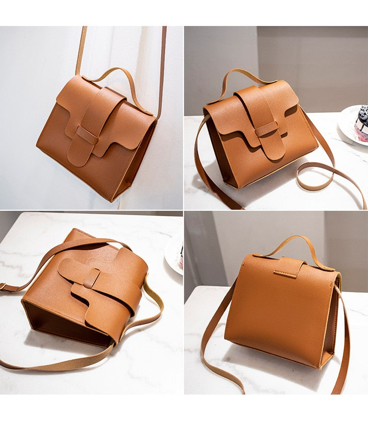Casual Small Leather Crossbody Bag