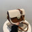French Semi-Circle New Texture  Shoulder Saddle Bag
