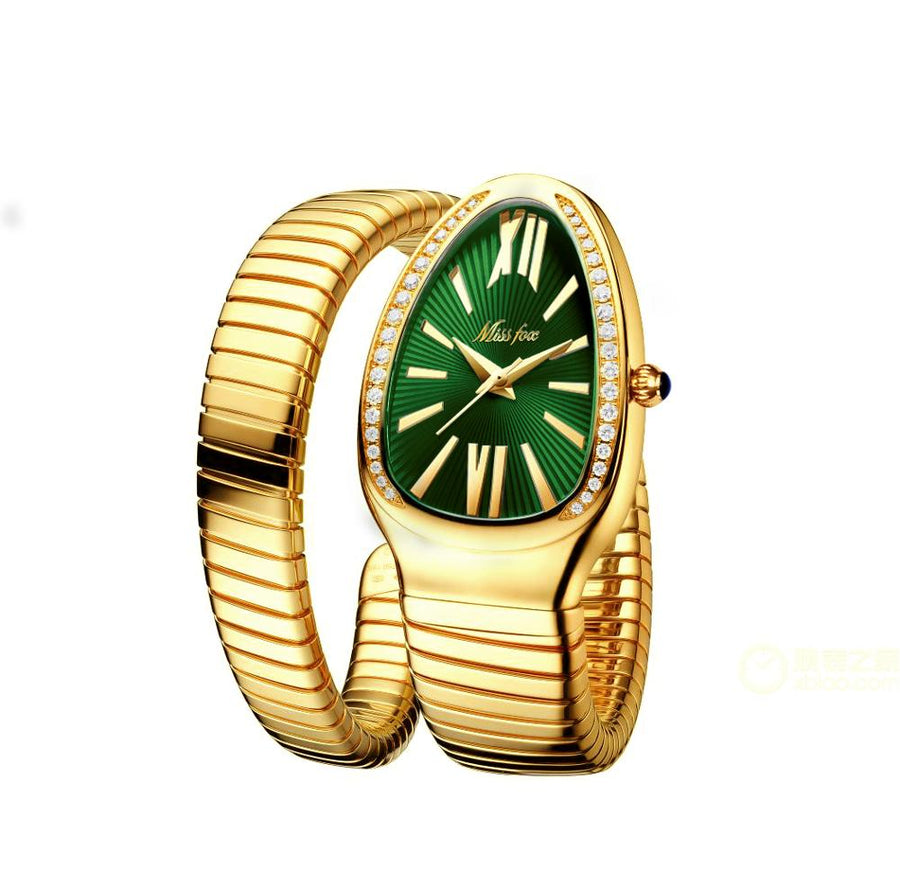 Women's Watches Snake Shape Luxury Wrist Watch