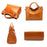Oil Wax Leather Designer Handbag
