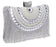Rhinestones Tassel Clutch Diamonds Beaded Metal Evening Bags Chain Shoulder Messenger Purse Evening Bags For Wedding Bag