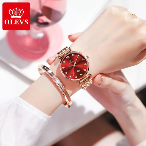 New Waterproof Luxury  Watches Stainless Steel Strap