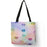 Women Travel Practical Shoulder Bag Cartoon Lovely Cat Printed Durable Linen Tote Bag for Marketing Girls Casual School Handbag