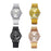 Top Fashion Women Watches Ladies Watch Silver Heart Dial Silicone Mesh Belt Wrist Watch Reloj Mujer Montre Femme Women's Watch