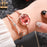 Small Rose Gold Bangle Bracelet Geometric Glass Surface Women Watch