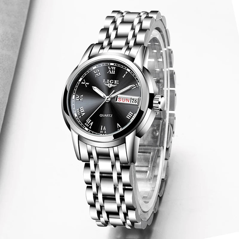 Top Brand Luxury Stainless Steel Calendar Sport Quartz Watch
