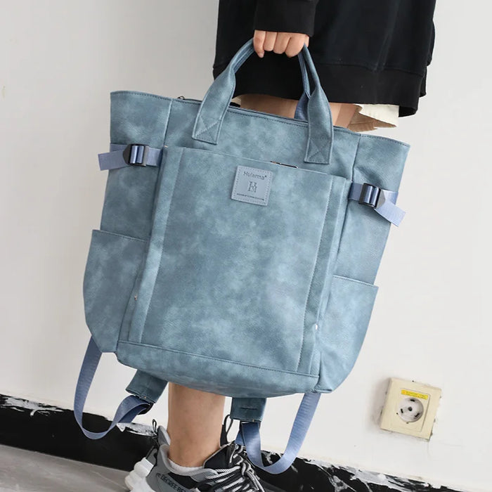 Designer Women Backpacks PU Leather Travel Men Backpack large capacity School Bags Female big totes student laptop bags bagpack