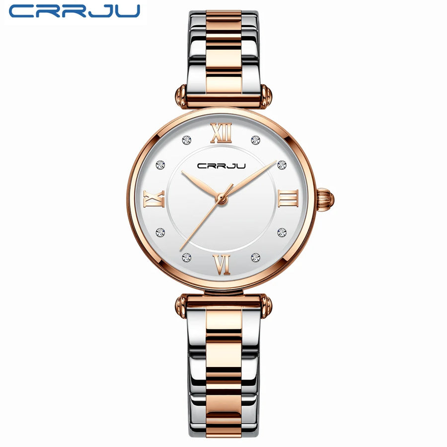 Stainless Steel Elegant Women Quartz Watch