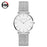 Quartz Movement Ladies Wristwatche Stainless Steel Mesh Top Luxury Brand Rose Gold Waterproof