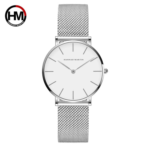 Quartz Movement Ladies Wristwatche Stainless Steel Mesh Top Luxury Brand Rose Gold Waterproof