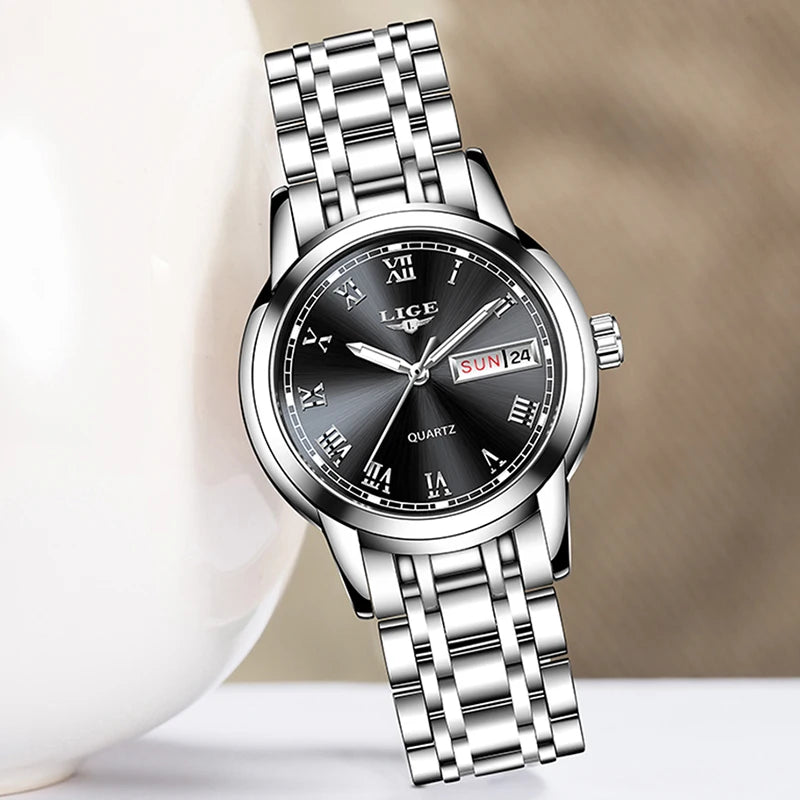 Top Brand Luxury Stainless Steel Calendar Sport Quartz Watch