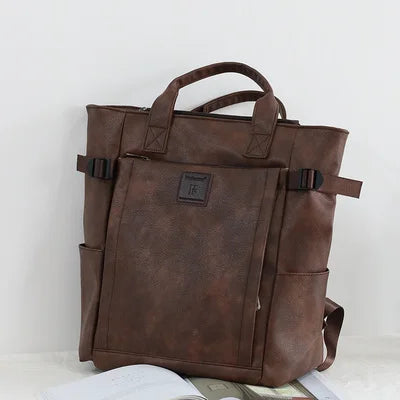 Designer Women Backpacks PU Leather Travel Men Backpack large capacity School Bags Female big totes student laptop bags bagpack