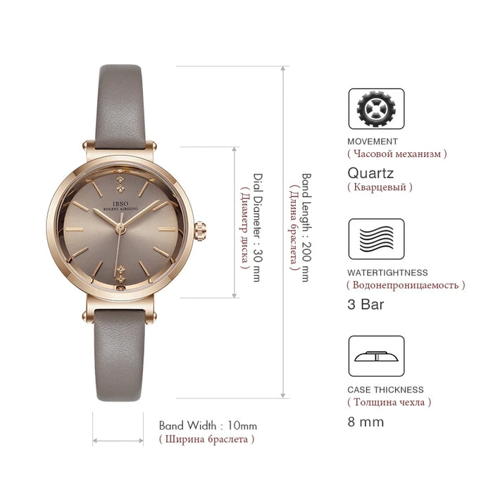 Ultra-Thin Wrist Women Watch