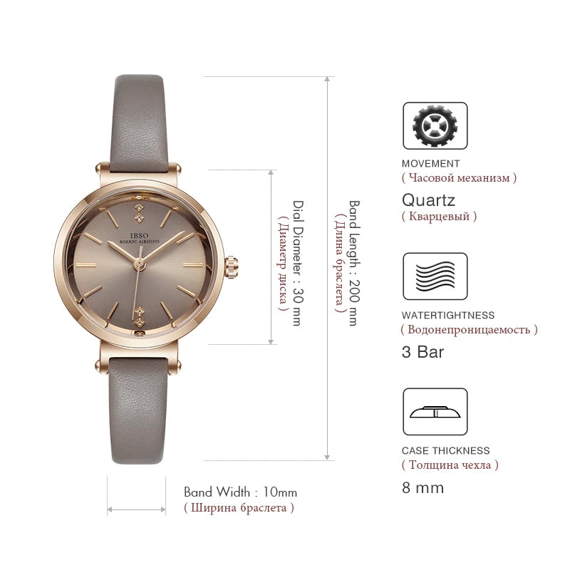 Ultra-Thin Wrist Women Watch