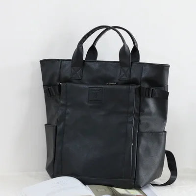 Designer Women Backpacks PU Leather Travel Men Backpack large capacity School Bags Female big totes student laptop bags bagpack