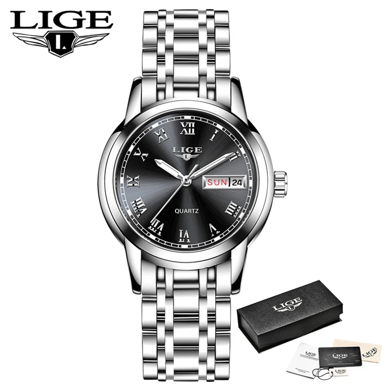Top Brand Luxury Stainless Steel Calendar Sport Quartz Watch