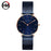 Quartz Movement Ladies Wristwatche Stainless Steel Mesh Top Luxury Brand Rose Gold Waterproof