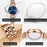 New Waterproof Luxury  Watches Stainless Steel Strap