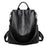Waterproof Anti-Theft Leather Backpack