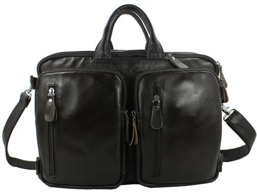 Fashion Multi-Function Full Grain Genuine Leather Travel Bag Men's Leather Luggage Travel Bag Duffle Bag Large Tote Weekend Bag