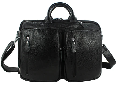 Fashion Multi-Function Full Grain Genuine Leather Travel Bag Men's Leather Luggage Travel Bag Duffle Bag Large Tote Weekend Bag
