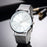 New In Stylish Silver Minimalist Business Elegant Ladies Watch