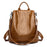 Waterproof Anti-Theft Leather Backpack