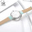 New Skyblue Leather Strap Buckle Watch 38 MM Big Top Brand Simple Dial  Luxury Ladies Watch