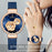 Top Luxury Brand Ladies Fashion Stainless Steel Quartz Watch