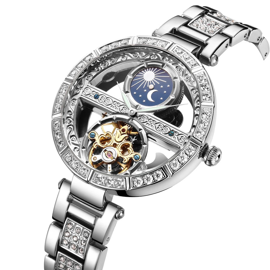 Women's Clock Luxury Fashion Female Mechanical Wristwatch