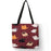 Women Travel Practical Shoulder Bag Cartoon Lovely Cat Printed Durable Linen Tote Bag for Marketing Girls Casual School Handbag