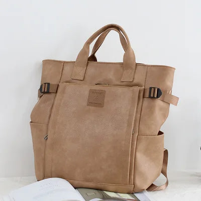 Designer Women Backpacks PU Leather Travel Men Backpack large capacity School Bags Female big totes student laptop bags bagpack