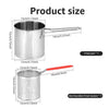 Kitchen Deep Fryer Pot 304 Stainless Steel Deep Frying Pot Fried Chicken Fryer