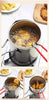 Kitchen Deep Fryer Pot 304 Stainless Steel Deep Frying Pot Fried Chicken Fryer