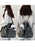 Women's Denim & Leather Tote Bag