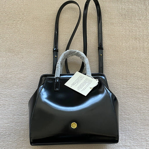 Lememe Retro Glossy School Backpack for Women