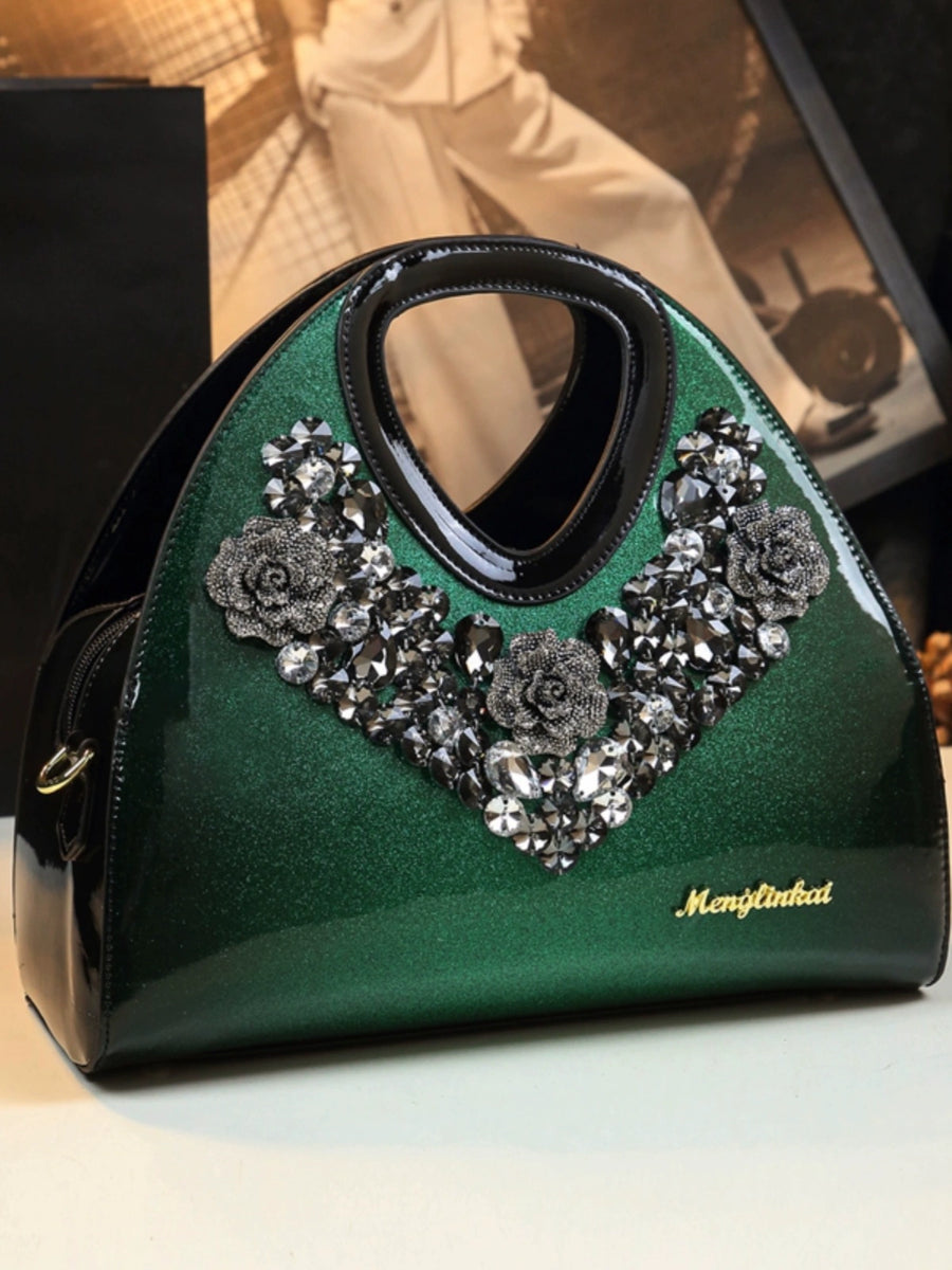 Genuine Leather Middle-Aged Dumpling Bag