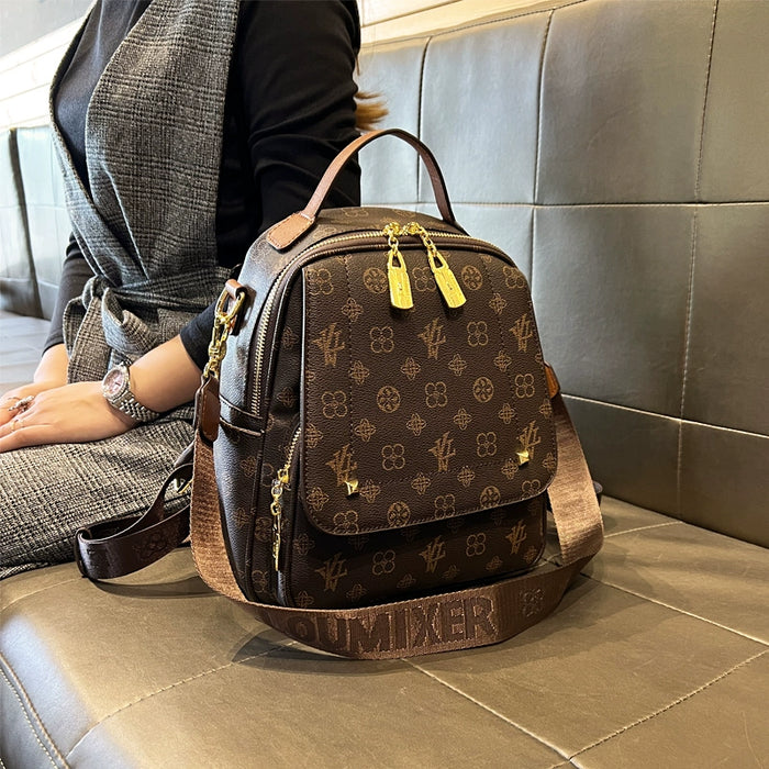 Women’s Genuine Leather Travel Backpack