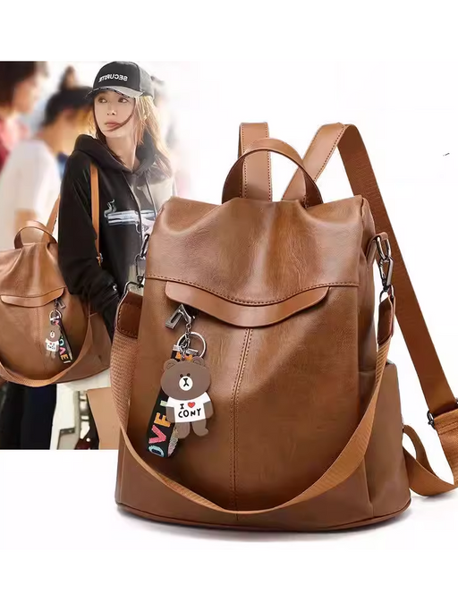 Dual-Use Women’s Casual Oxford Cloth Backpack