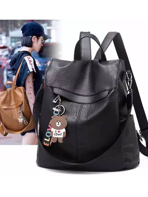 Dual-Use Women’s Casual Oxford Cloth Backpack