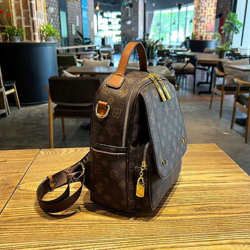 Women’s Genuine Leather Travel Backpack