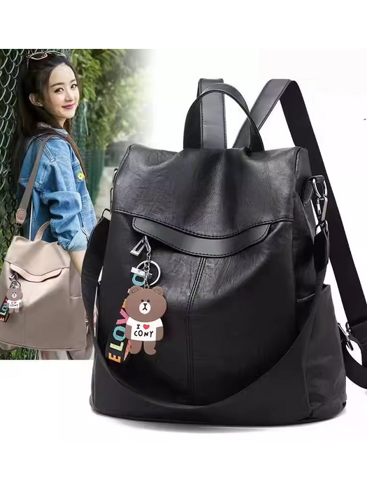 Dual-Use Women’s Casual Oxford Cloth Backpack