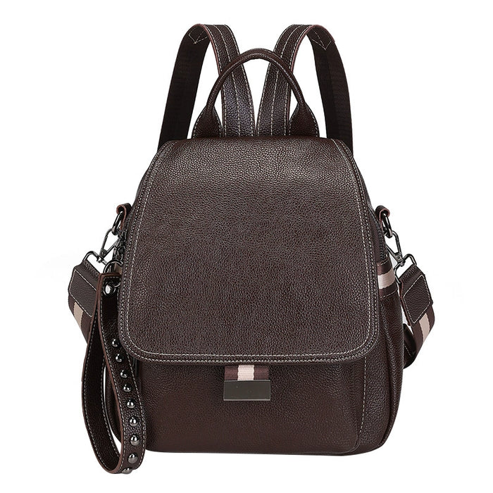 Genuine Leather Women’s Fashion Backpack
