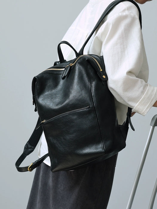 Women's Full Leather Backpack