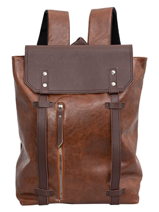 Couple’s Leather Backpack