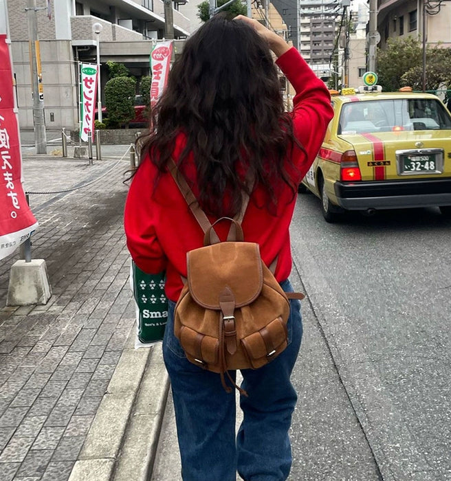 Korean Style Frosted Shoulder Bag for Women