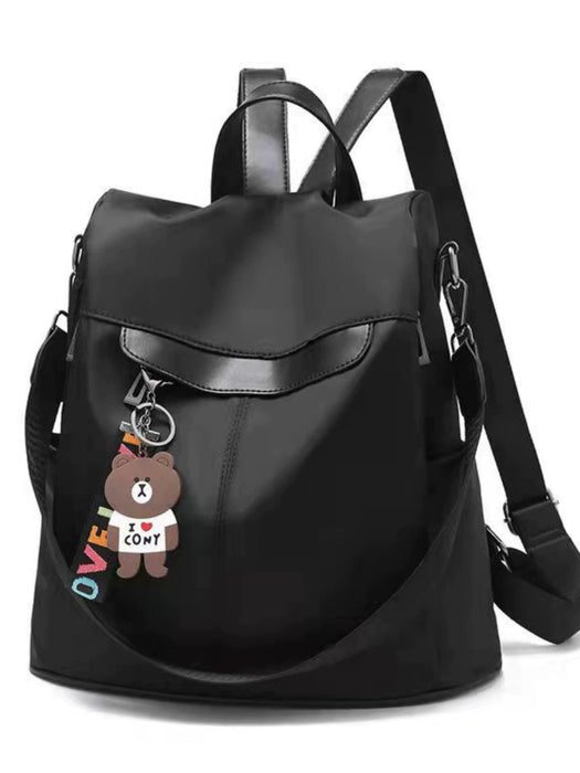 Dual-Use Women’s Casual Oxford Cloth Backpack